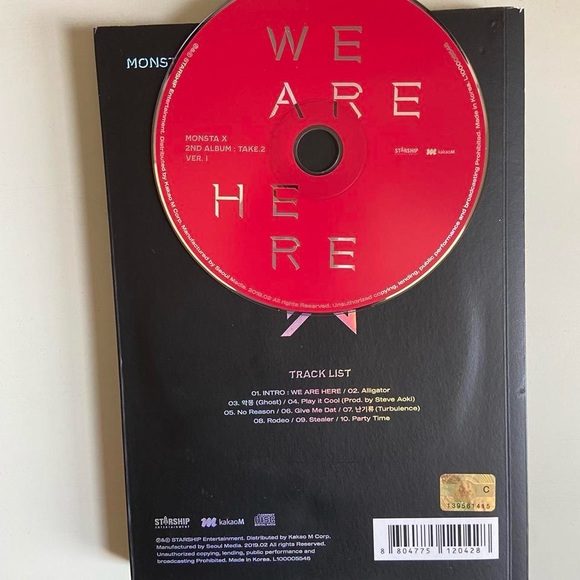 Monsta X album includes poster and CD
#Kpop #monsta X #Merch - Picture 4 of 4